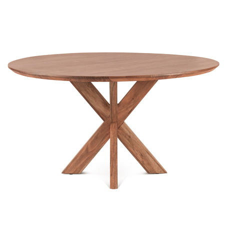 Tallinn 54" Round Dining Table in Weathered Acacia by Home Trends & Design at Eve Furniture