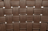 Tallis Brown Woven Leatherette Back Counter Chair (Set of 2) by Coaster at Eve Furniture