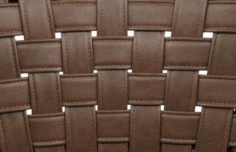 Tallis Brown Woven Leatherette Back Counter Chair (Set of 2) by Coaster at Eve Furniture