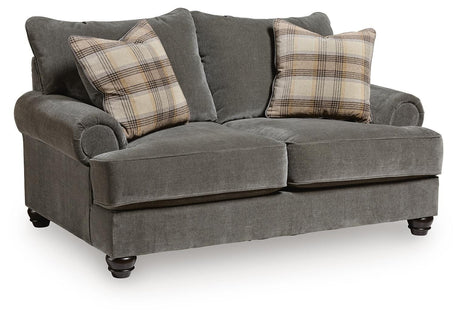 Tallow Creek Shadow Loveseat by Ashley at Eve Furniture