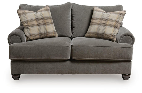 Tallow Creek Shadow Loveseat by Ashley at Eve Furniture