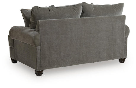 Tallow Creek Shadow Loveseat by Ashley at Eve Furniture
