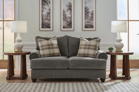 Tallow Creek Shadow Loveseat by Ashley at Eve Furniture