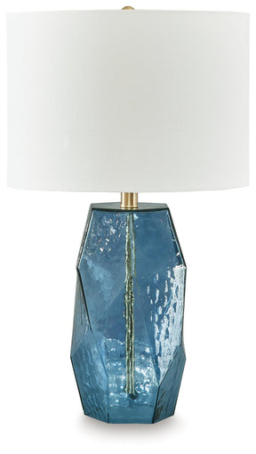 Tallow Blue Table Lamp by Ashley at Eve Furniture