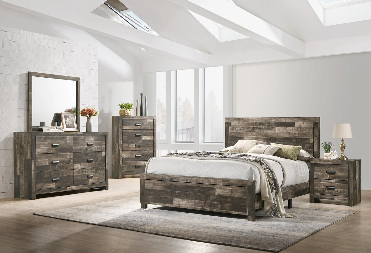 Tallulah Grayish Brown Bedroom Mirror (Mirror Only) by Crown Mark at Eve Furniture
