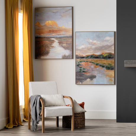 Talmo Yellow/Green Canvas by Crestview at Eve Furniture