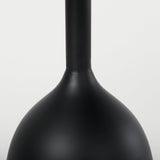 Talulla 16.5L x 16.5W x 19.7H Matte Black Metal Accent Table by Mercana at Eve Furniture