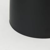 Talulla 16.5L x 16.5W x 19.7H Matte Black Metal Accent Table by Mercana at Eve Furniture