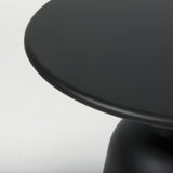 Talulla 19.7L x 19.7W x 14.8H Metal Matte Black Accent Table by Mercana at Eve Furniture
