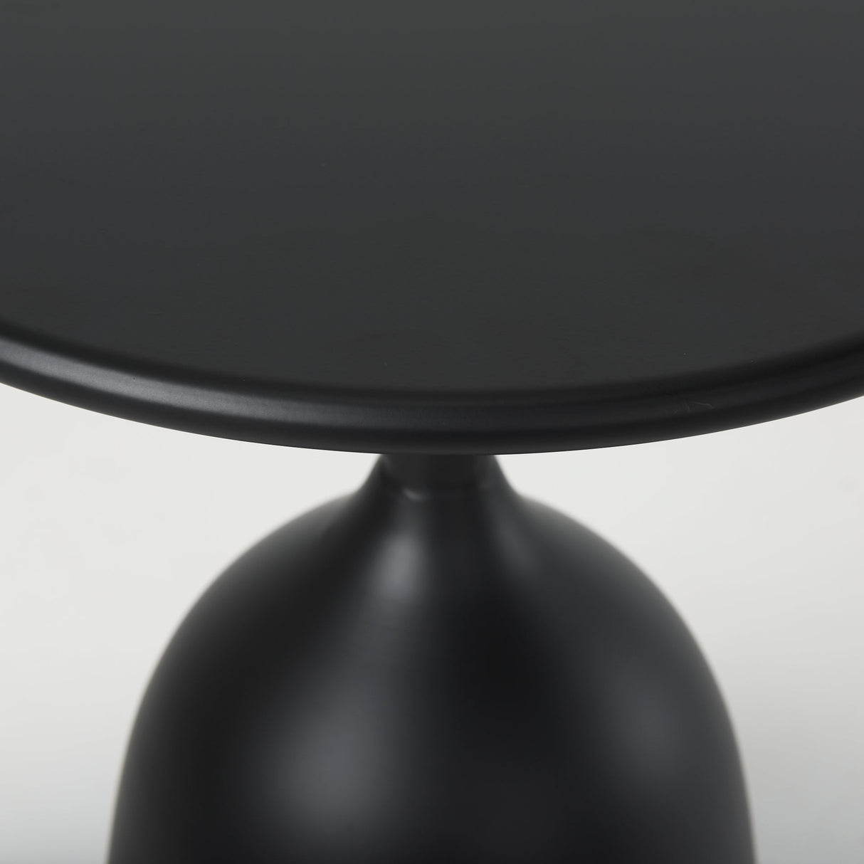 Talulla Matte Black Metal Accent Table by Mercana at Eve Furniture