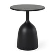 Talulla Matte Black Metal Accent Table by Mercana at Eve Furniture