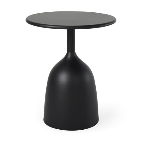 Talulla Matte Black Metal Accent Table by Mercana at Eve Furniture