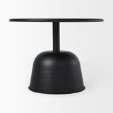 Talulla Metal Matte Black Accent Table by Mercana at Eve Furniture