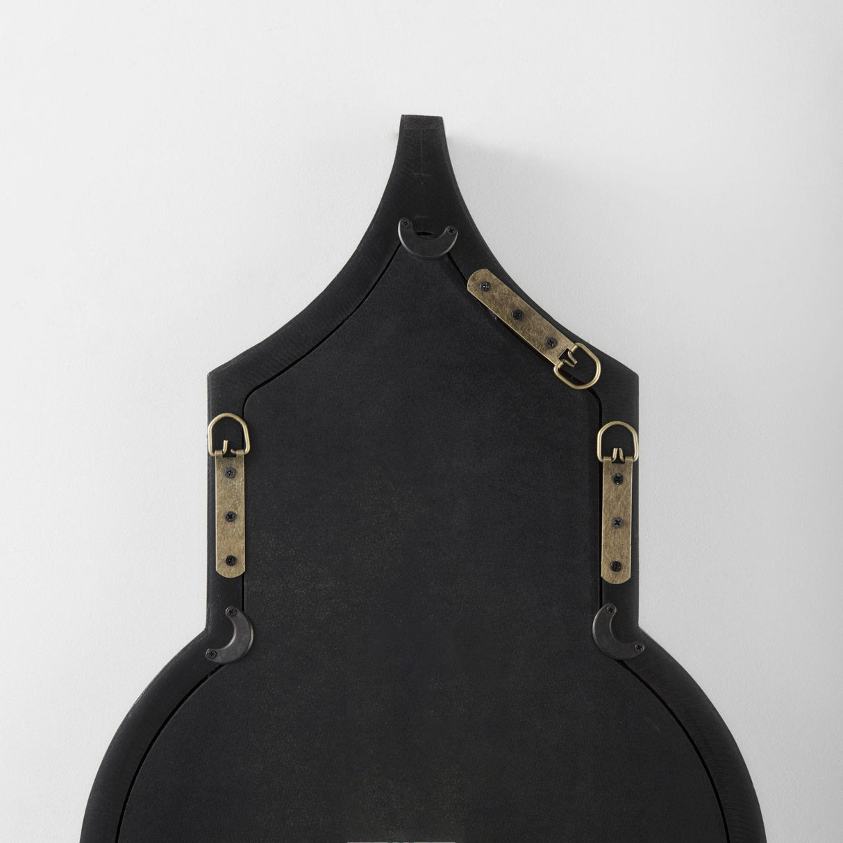 Tamanar Black Wood Frame Wall Mirror by Mercana at Eve Furniture