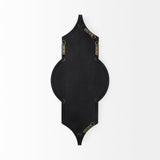 Tamanar Black Wood Frame Wall Mirror by Mercana at Eve Furniture
