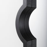 Tamanar Black Wood Frame Wall Mirror by Mercana at Eve Furniture