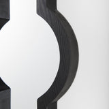 Tamanar Black Wood Frame Wall Mirror by Mercana at Eve Furniture