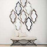 Tamanar Champagne Wood Frame Mirror by Mercana at Eve Furniture