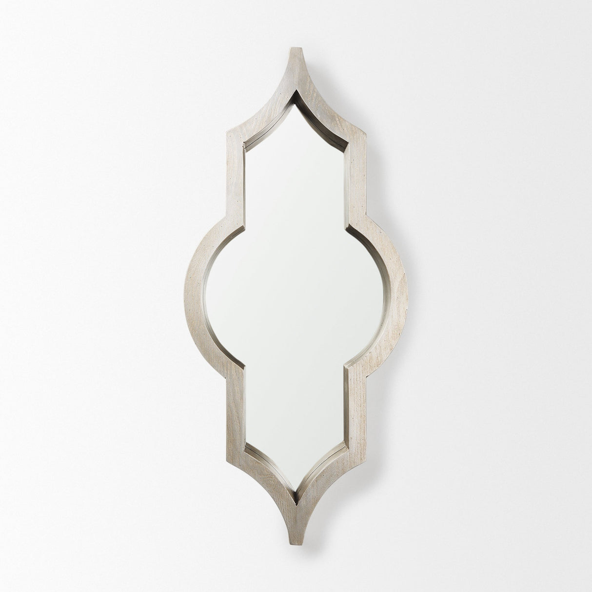 Tamanar Champagne Wood Frame Mirror by Mercana at Eve Furniture