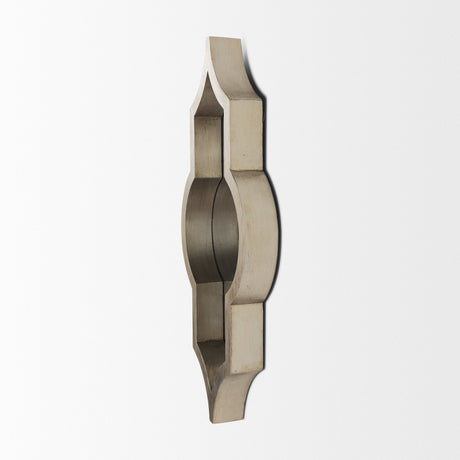 Tamanar Champagne Wood Frame Mirror by Mercana at Eve Furniture