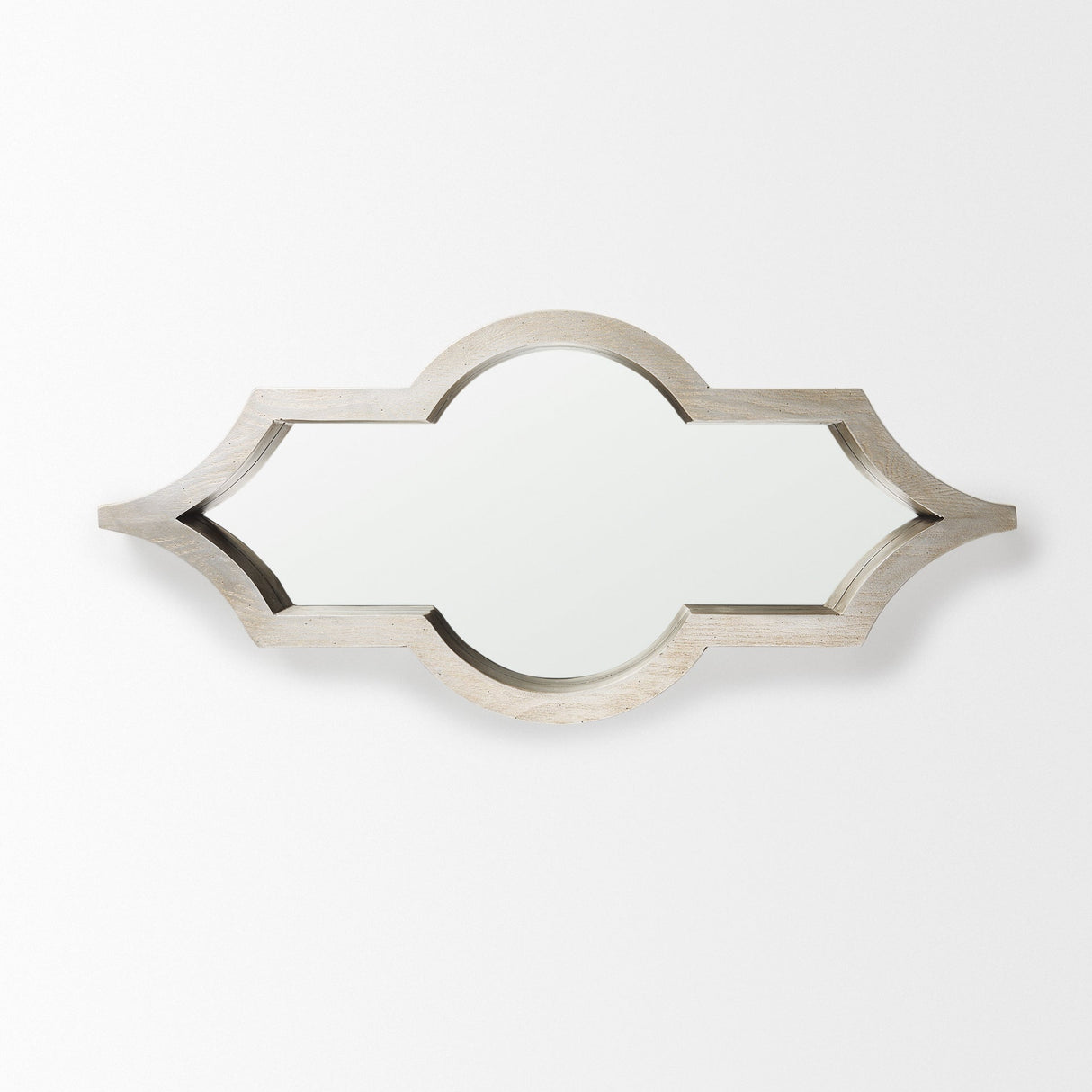 Tamanar Champagne Wood Frame Mirror by Mercana at Eve Furniture