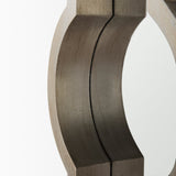 Tamanar Champagne Wood Frame Mirror by Mercana at Eve Furniture