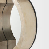 Tamanar Champagne Wood Frame Mirror by Mercana at Eve Furniture