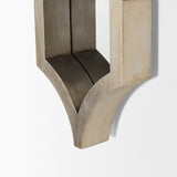 Tamanar Champagne Wood Frame Mirror by Mercana at Eve Furniture