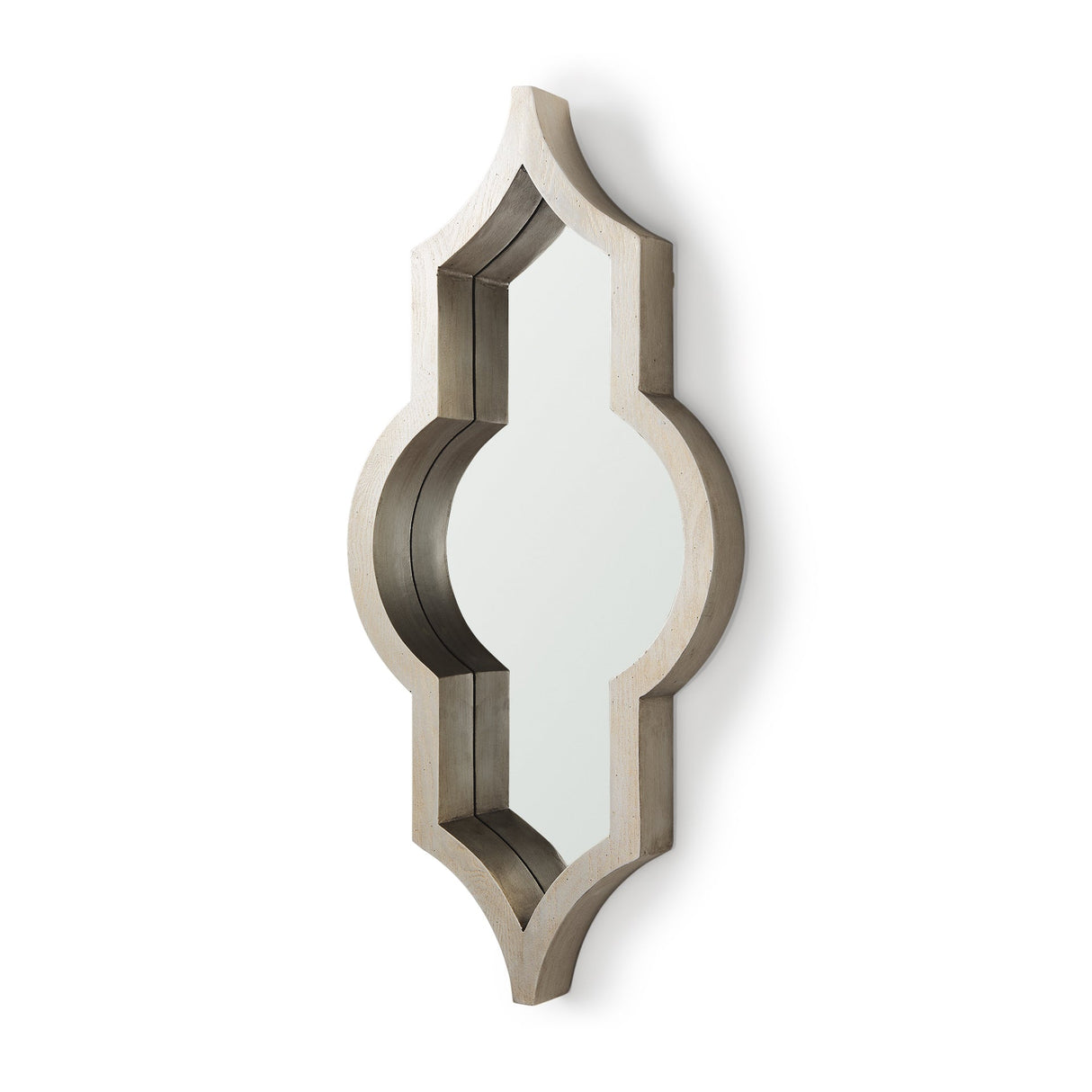 Tamanar Champagne Wood Frame Mirror by Mercana at Eve Furniture
