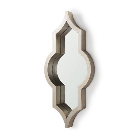 Tamanar Champagne Wood Frame Mirror by Mercana at Eve Furniture