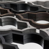 Tamanar Gray Wood Frame Wall Mirror by Mercana at Eve Furniture