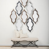 Tamanar Gray Wood Frame Wall Mirror by Mercana at Eve Furniture