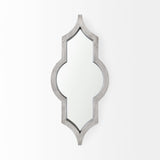Tamanar Gray Wood Frame Wall Mirror by Mercana at Eve Furniture