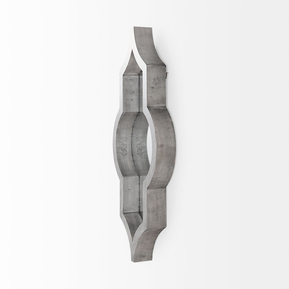 Tamanar Gray Wood Frame Wall Mirror by Mercana at Eve Furniture
