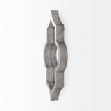 Tamanar Gray Wood Frame Wall Mirror by Mercana at Eve Furniture