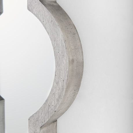 Tamanar Gray Wood Frame Wall Mirror by Mercana at Eve Furniture