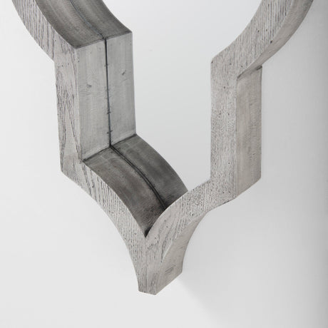 Tamanar Gray Wood Frame Wall Mirror by Mercana at Eve Furniture
