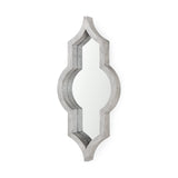 Tamanar Gray Wood Frame Wall Mirror by Mercana at Eve Furniture
