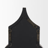 Tamanar Light Brown Wood Frame Wall Mirror by Mercana at Eve Furniture