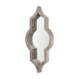 Tamanar Light Brown Wood Frame Wall Mirror by Mercana at Eve Furniture