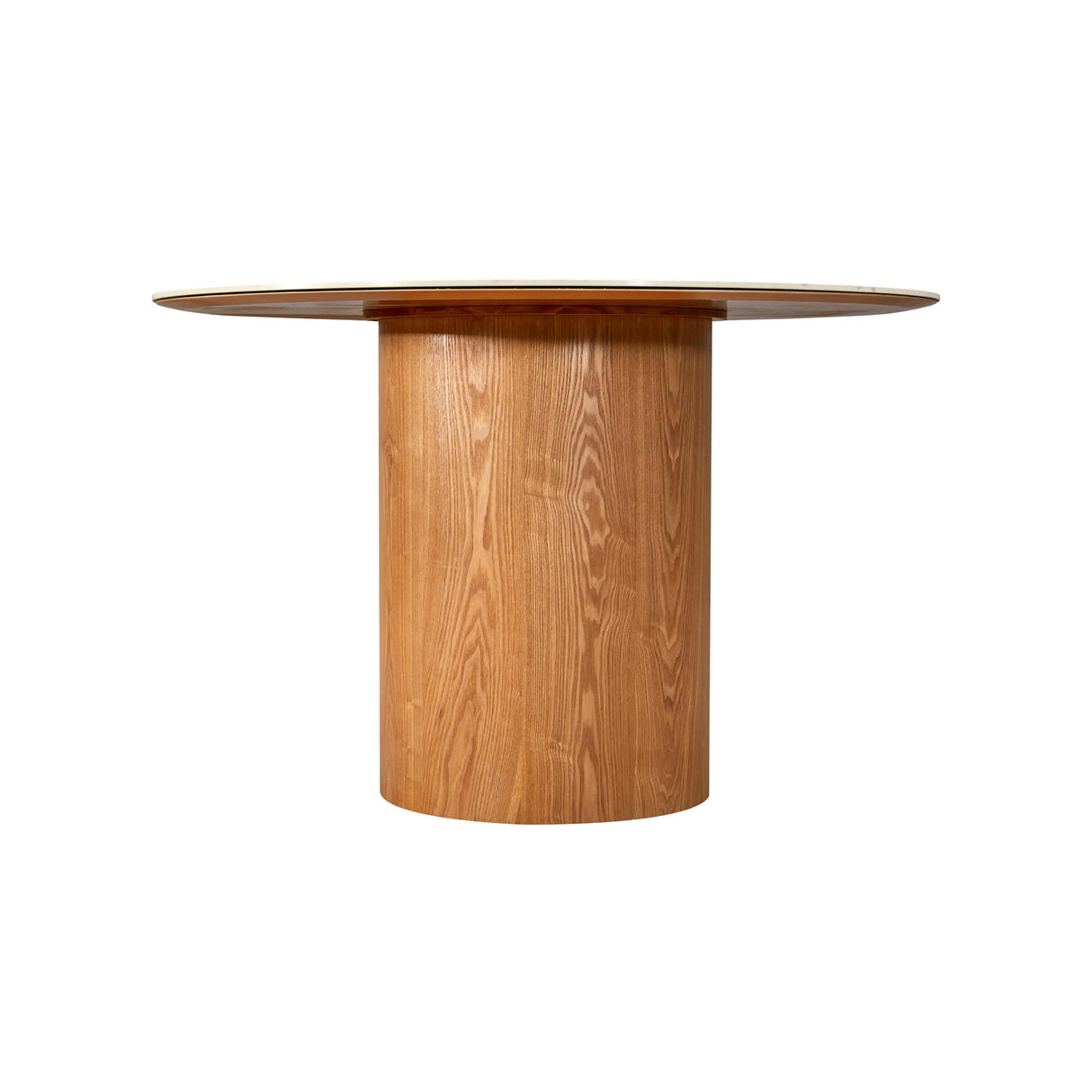 Tamara Marble Ceramic 47" Round Dinette Table by TOV Furniture at Eve Furniture