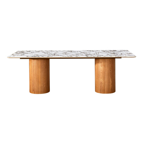 Tamara Marble Ceramic 94" Rectangular Dining Table by TOV Furniture at Eve Furniture