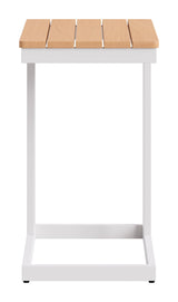 Tamaru Natural Outdoor Side Table by Zuomod at Eve Furniture