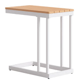 Tamaru Natural Outdoor Side Table by Zuomod at Eve Furniture