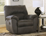 Tambo Pewter Recliner by Ashley at Eve Furniture