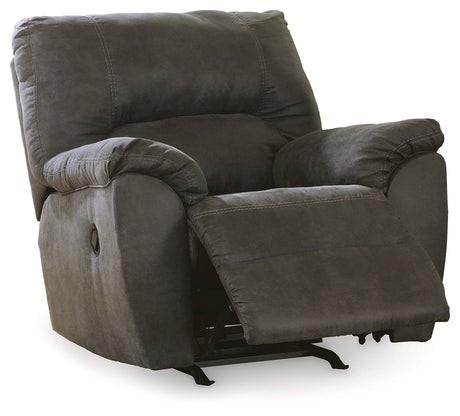 Tambo Pewter Recliner by Ashley at Eve Furniture