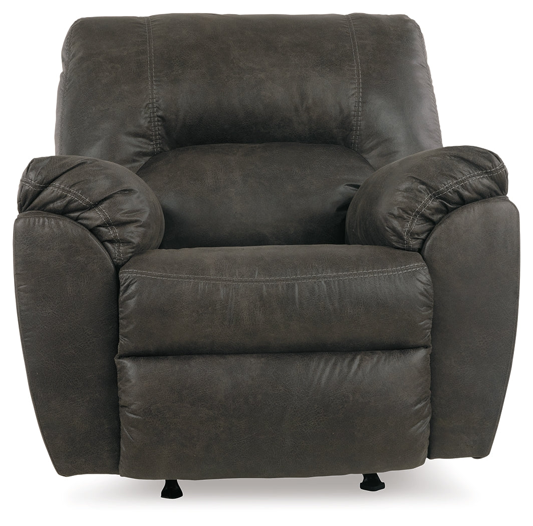 Tambo Pewter Recliner by Ashley at Eve Furniture
