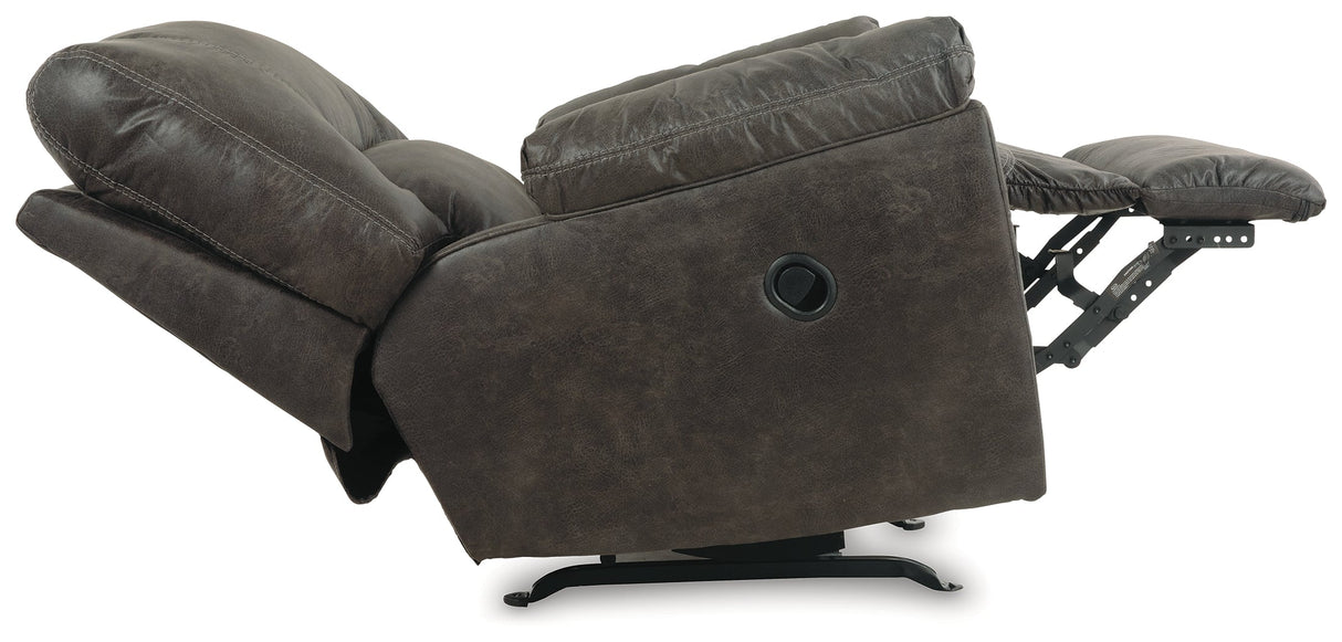Tambo Pewter Recliner by Ashley at Eve Furniture