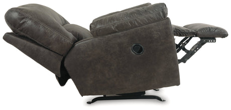 Tambo Pewter Recliner by Ashley at Eve Furniture