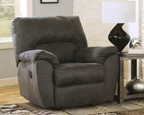 Tambo Pewter Recliner by Ashley at Eve Furniture
